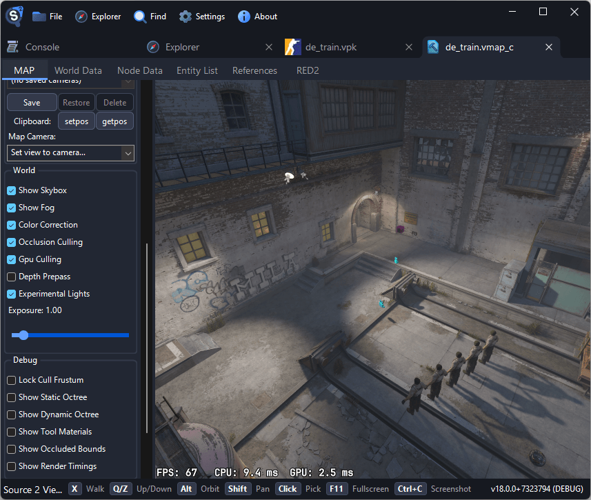 Map viewer showing a Source 2 map